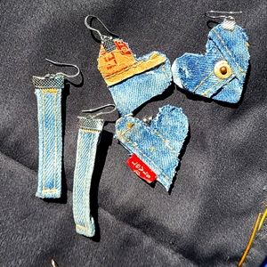 90s-core Handmade Levi's jewelry